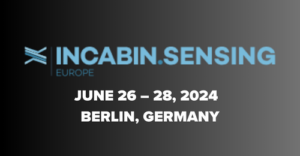 InCabin.Sensing, 26-28 June, 2024